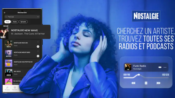 Nostalgie FM, Radio & Podcast feature graphic