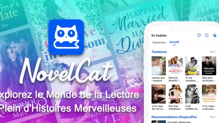 NovelCat - Lecture & Écriture feature graphic