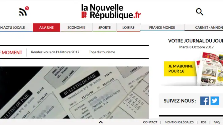 Nvelle République Centre-Ouest feature graphic