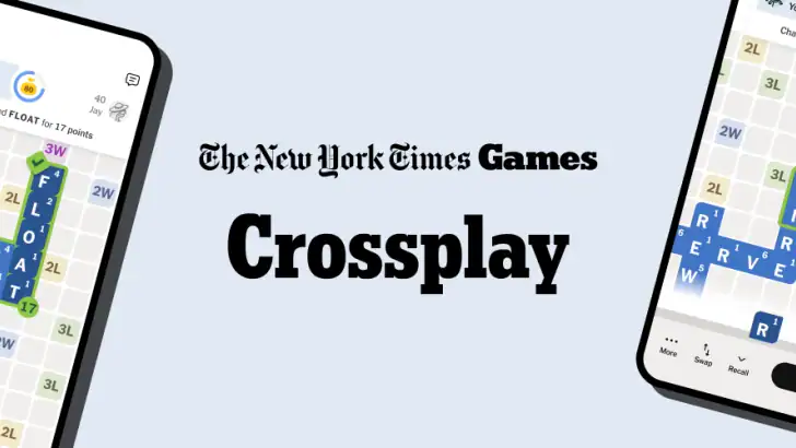 NYT Crossplay: Play and Spell feature graphic