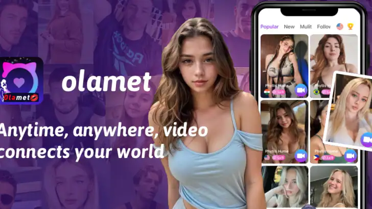Olamet - Video Chat Online feature graphic