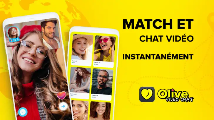 Olive: Chat Vidéo Live feature graphic