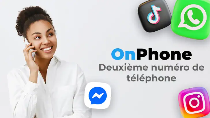 OnPhone: 2e Numéro Virtuel feature graphic