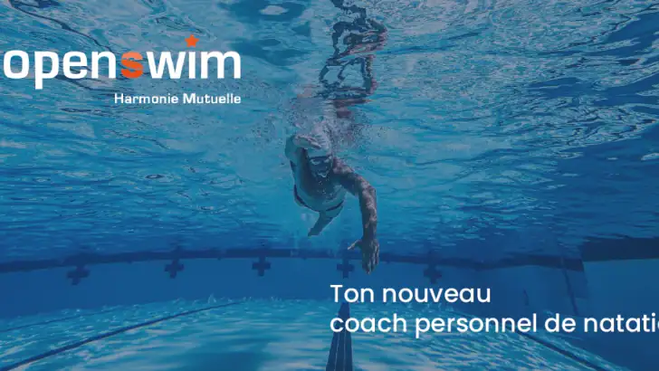 OpenSwim : App de natation feature graphic