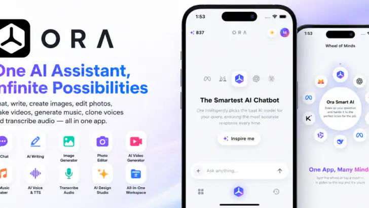 Ora – AI Assistant & Creator feature graphic