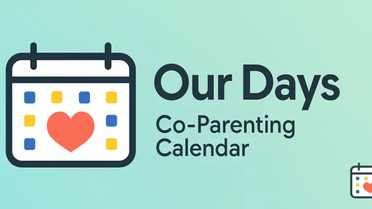 Our Days Co-Parenting Calendar feature graphic