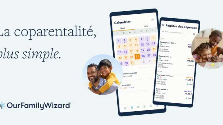 OurFamilyWizard Co-Parent App feature graphic