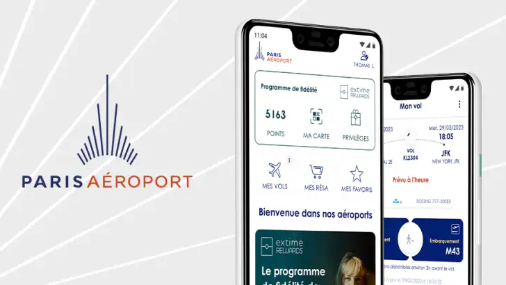 Paris Aéroport–App officielle feature graphic