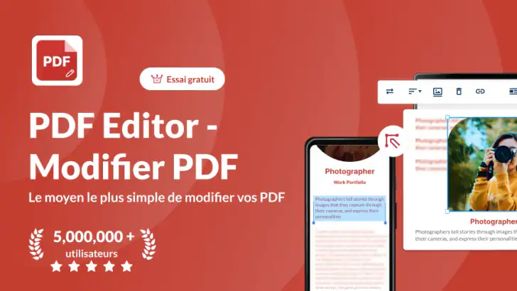 PDF Editor - Modifier PDF feature graphic