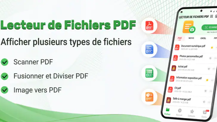 PDF File Reader – Lecteur PDF feature graphic