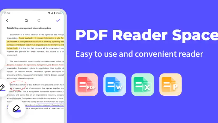 PDF Reader Space feature graphic