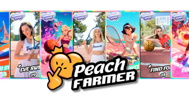 Peach Farmer: Collectionne feature graphic
