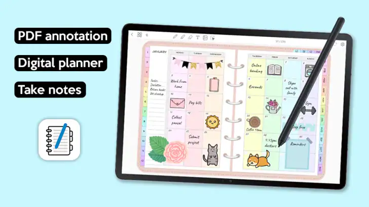 Penly: Digital Planner & Notes feature graphic