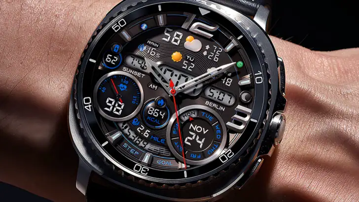 PER32 Ultra Hybrid Watch Face feature graphic