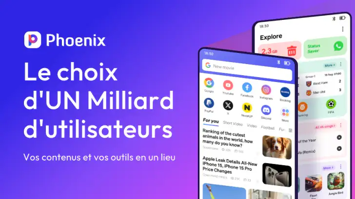 Phoenix Browser-Privé & Rapide feature graphic