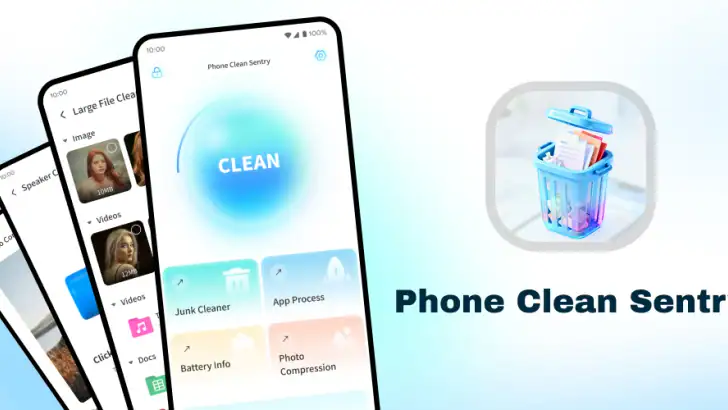 Phone Clean Sentry feature graphic