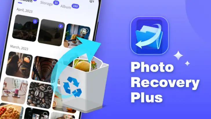 Photo Recovery Plus feature graphic