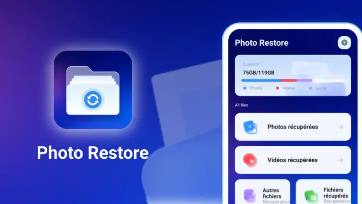Photo Restore - Fichiers feature graphic