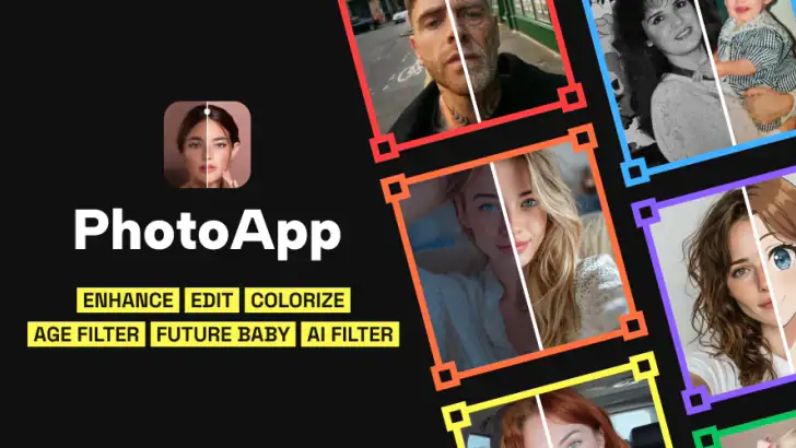 PhotoApp – améliore vos photos feature graphic