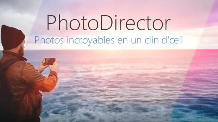 PhotoDirector: Retouche photo feature graphic