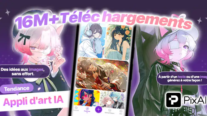 PixAI: Générateur Art Anime IA feature graphic