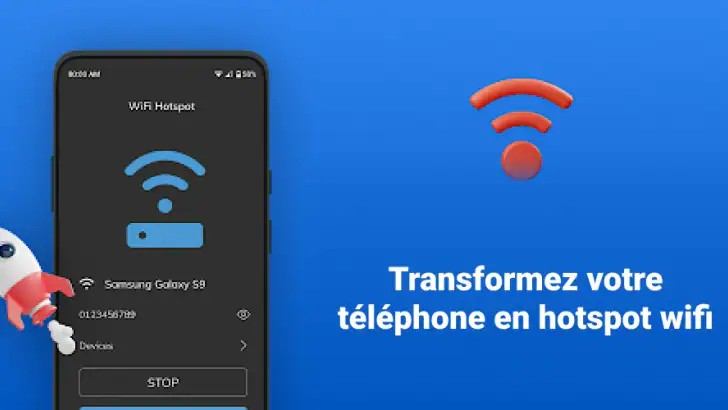 Point d'accès Wi-Fi portable feature graphic
