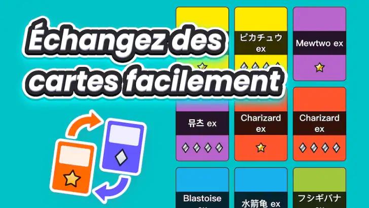 PokeHub - Échange JCCP Pocket feature graphic