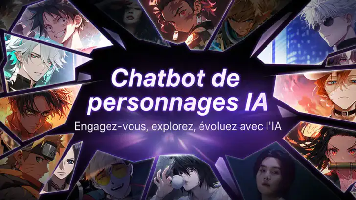 PolyBuzz -Talk to AI Character feature graphic