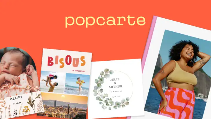 Popcarte - Album & faire-part feature graphic