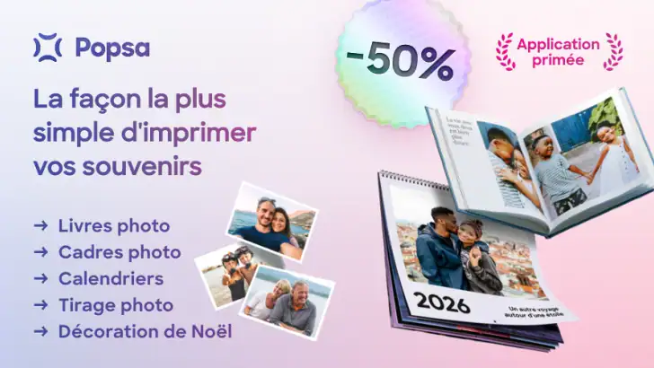 Popsa | Imprimez vos photos feature graphic