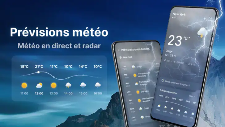 Prévisions météo - Radar local feature graphic