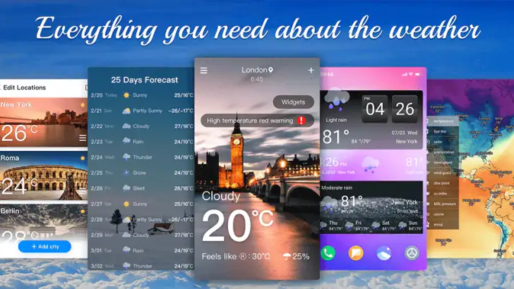 Prévisions météo - radar météo feature graphic