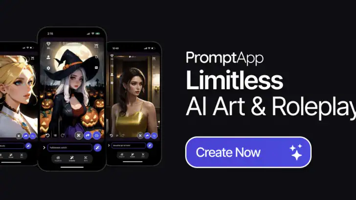 PromptApp: AI Image Generator feature graphic