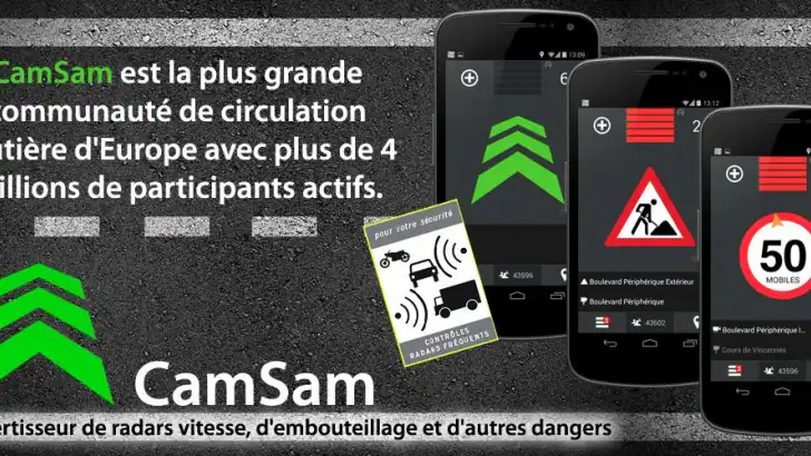 Radars France - CamSam feature graphic