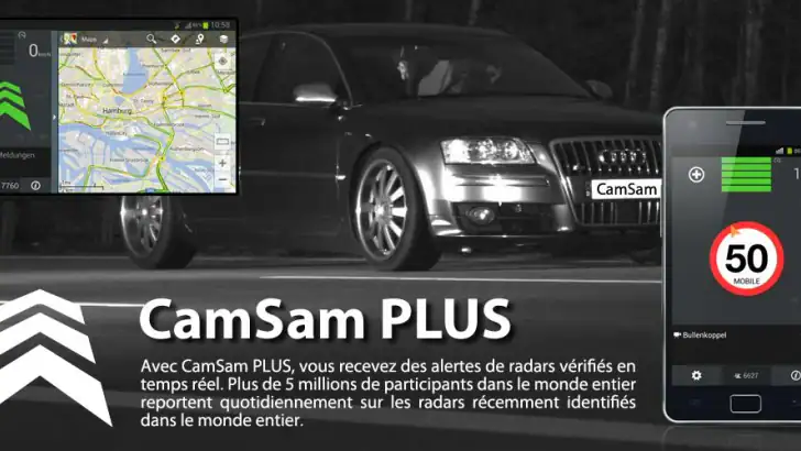 Radars France - CamSam PLUS feature graphic