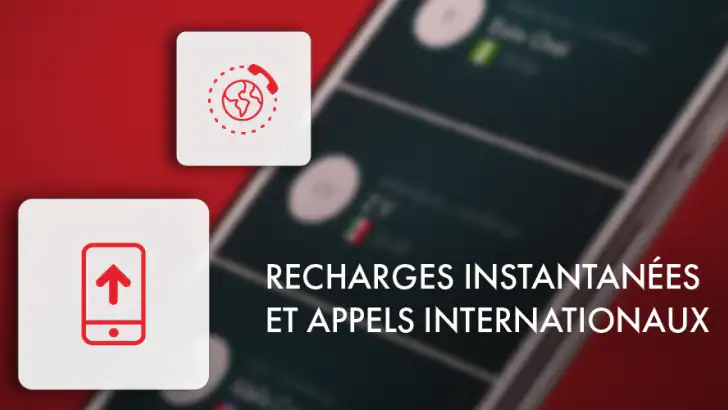 Rebtel : Recharges et appels feature graphic