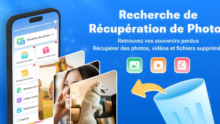 Recherche de photos feature graphic
