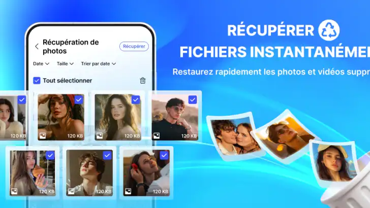 Récupération Photo & Vidéo feature graphic