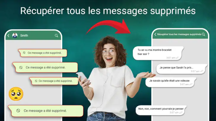 Récupérer Messages Supprimés feature graphic