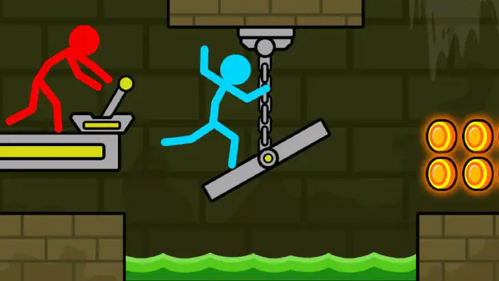Red and Blue Stick: Animation feature graphic