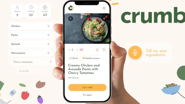 Repas dans mon frigo - Crumb feature graphic