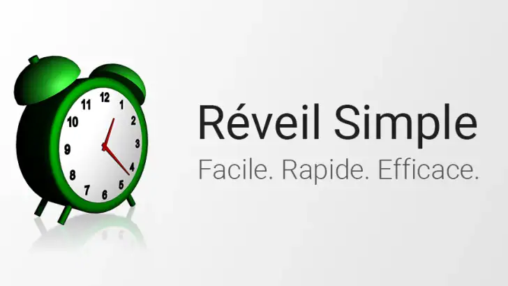 Réveil Simple feature graphic