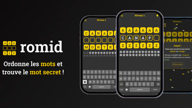 romid - Ordonne les mots ! feature graphic