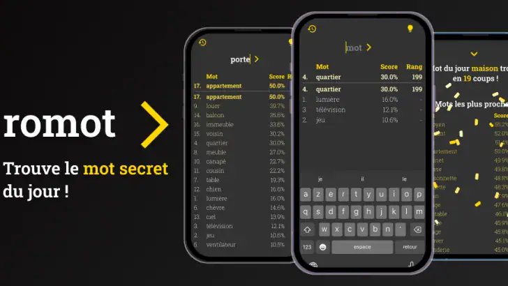 romot - Mot secret du jour ! feature graphic
