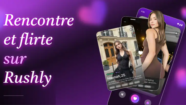 Rushly: Rencontres feature graphic