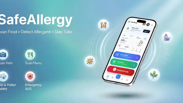 SafeAllergy - Allergen Scanner feature graphic