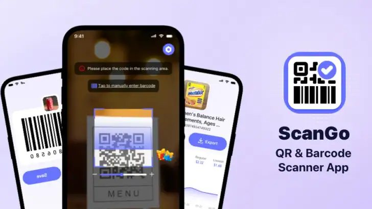 Scan Go – QR & Barcode Scanner feature graphic
