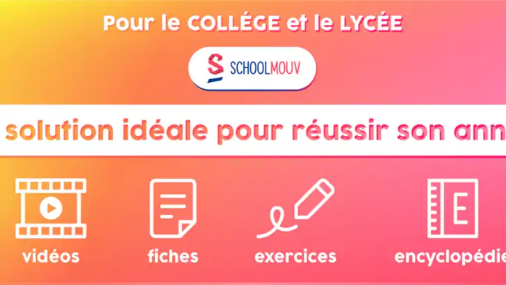 SchoolMouv - Cours & révisions feature graphic