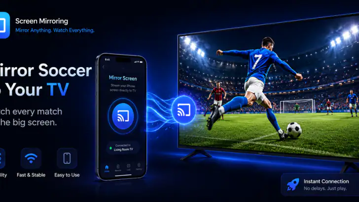 Screen Mirroring - Cast to TV feature graphic