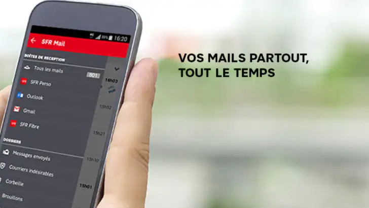 SFR Mail feature graphic
